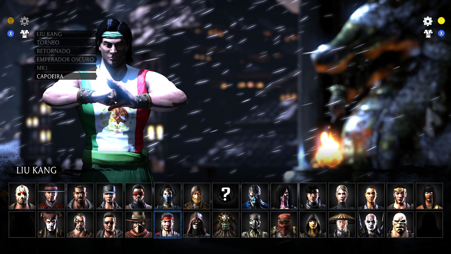 (Mexica) Liu Kang - Лю Кенг в мексиканском костюме