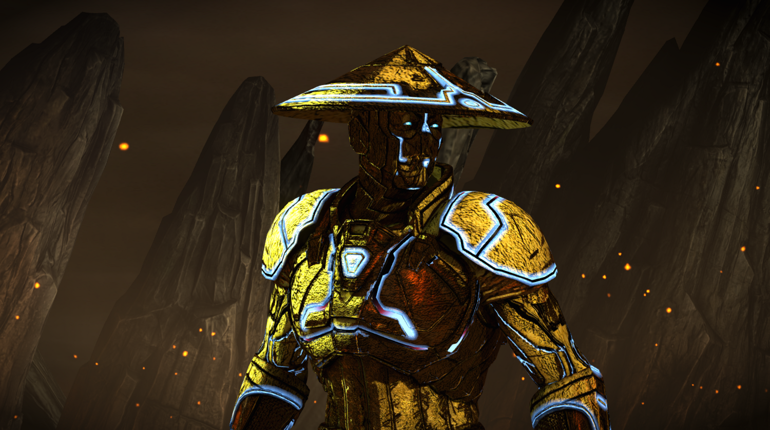 Goldenbot Raiden - золотой Рейден